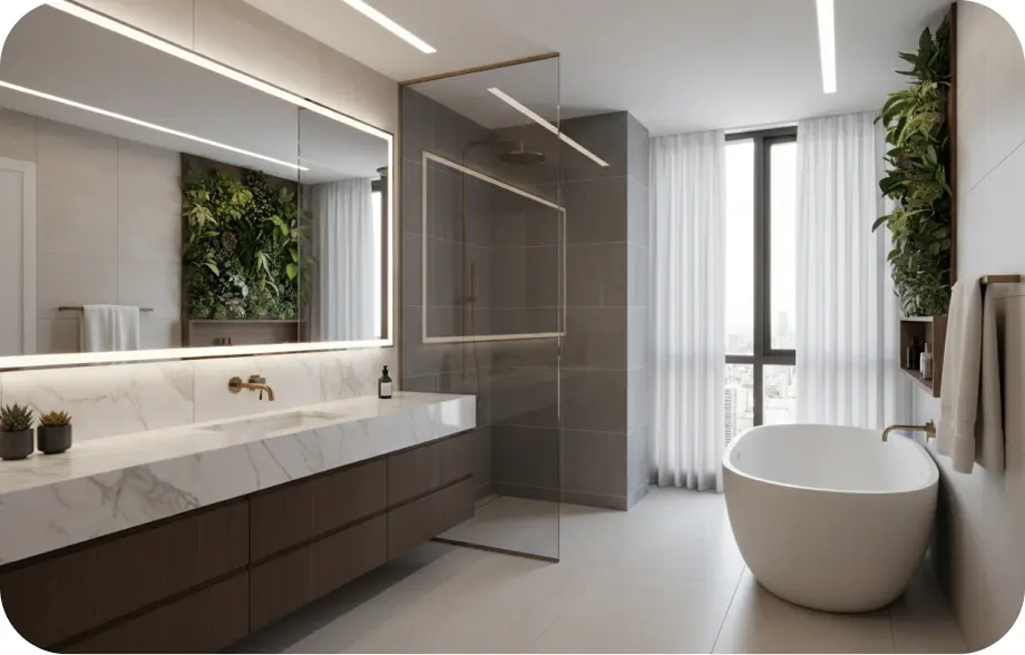 Seaview Apartment in Sahl Hasheesh, Bathroom